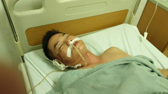 Anh Tiến vẫn đang được điều trị tại bệnh viện