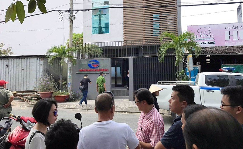 Hiện trường nơi xảy ra vụ việc. Ảnh: HT