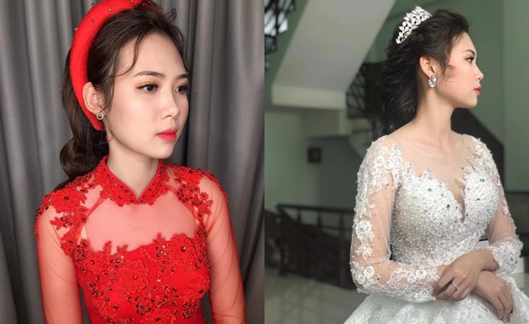 Cận cảnh nhan sắc của cô dâu xinh đẹp trong Quatrian shbet hiện đang mở khủng ở Vĩnh Phúc
