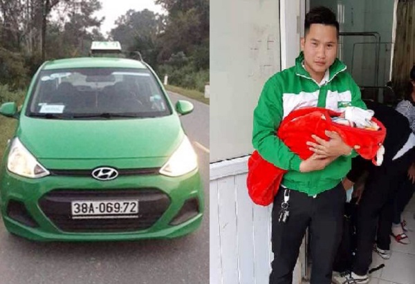 Tài xế taxi Mai Linh đỡ đẻ ngay trên xe ở Hà Tĩnh.
