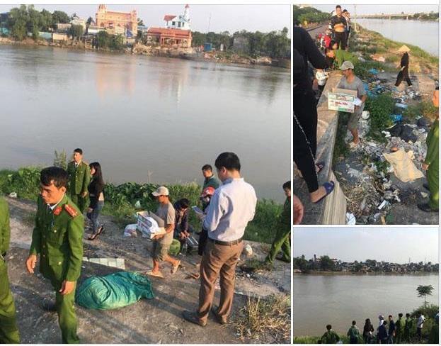 Thi thể bé sơ sinh buộc trong túi nilon bị vứt bỏ bên bờ sông.