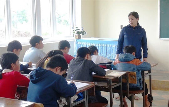 Cô giáo Nguyễn Thị Phương Thủy khi còn đứng lớp.
