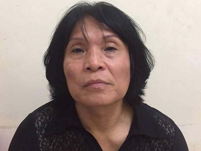 Nguyễn Văn Đa tại trụ sở công an.
