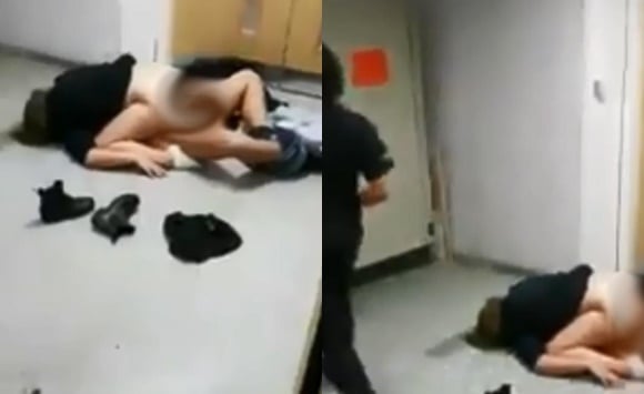 Cặp đôi ngủ say trong tình trạng khỏa thân.