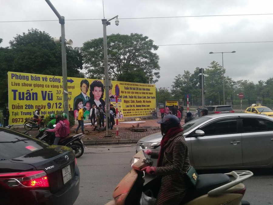 Hiện trường xảy ra vụ việc.