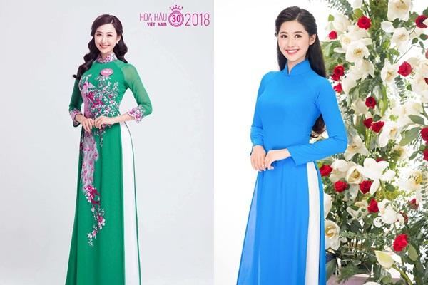 Cô từng lọt top 10 Hoa hậu Việt Nam 2018.