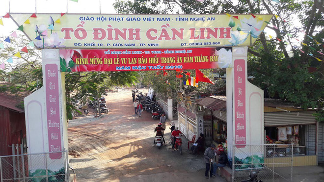 Ngôi chùa nơi tên trộm đột nhập đập phá 12 hòm công đức cuỗm sạch tiền.