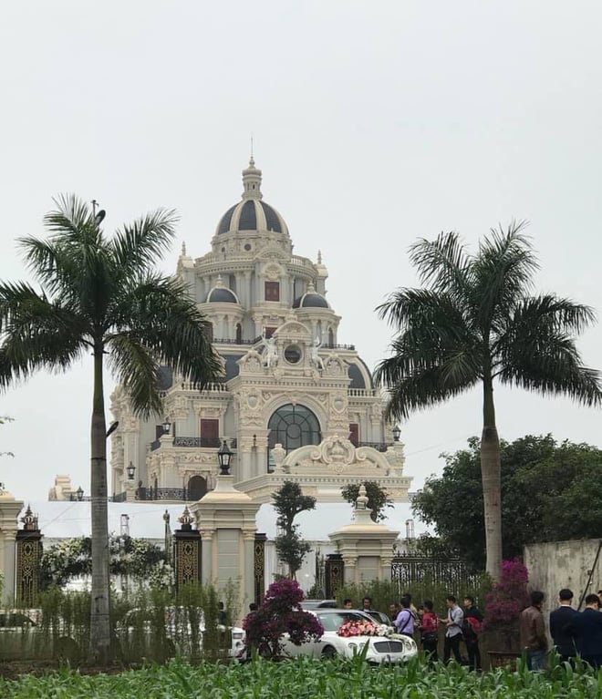 Gia thế khủng của cô dâu.