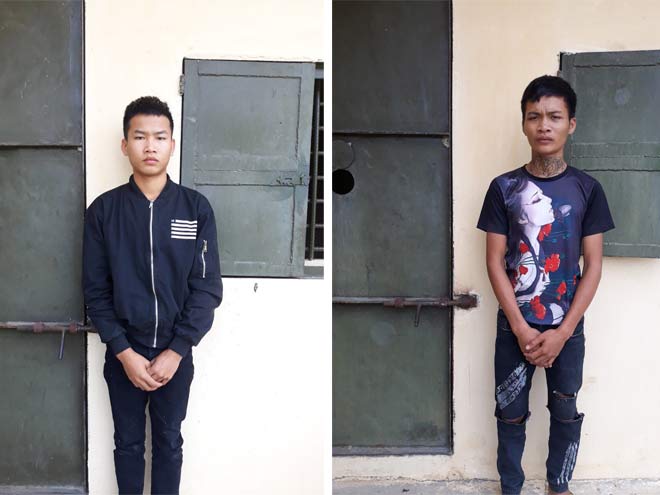 Đối tượng Trịnh Xuân Lập và Hoàng Văn Bình.