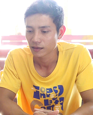 Lạc tại cơ quan công an. (Ảnh CA TPHCM).