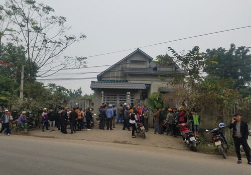 Ngôi nhà nơi xảy ra sự việc.