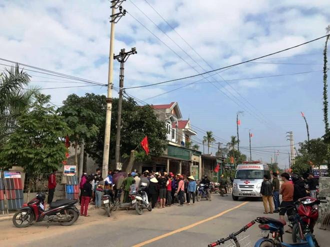Hiện trường vụ việc. ẢNH: TÂN KỲ