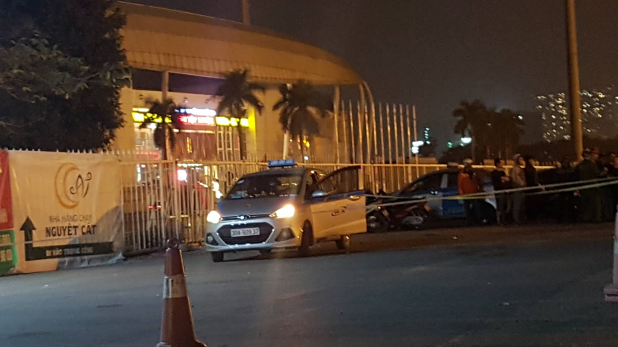 Hiện trường khu vực tài xế nghi bị sát hại (Ảnh: Phi Hùng).