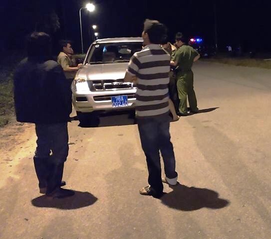 Hiện trường xảy ra vụ việc.