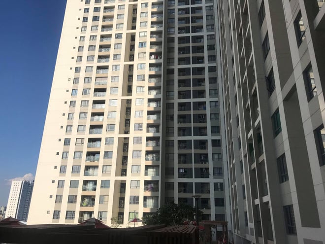 Tòa nhà nơi xảy ra sự việc.