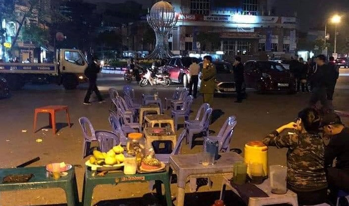 Hiện trường xảy ra vụ việc.