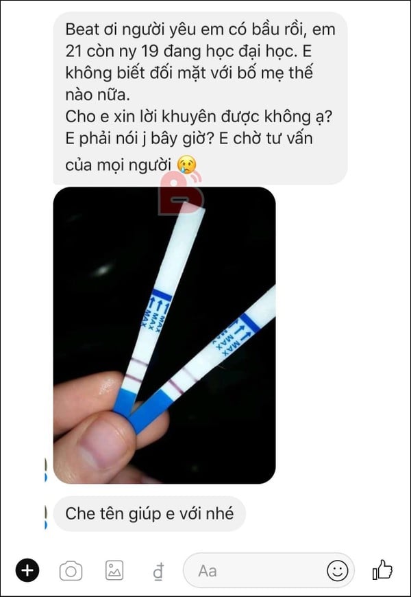 Chàng trai nhờ dân mạng tư vấn gỡ rối. Ảnh: Beatvn