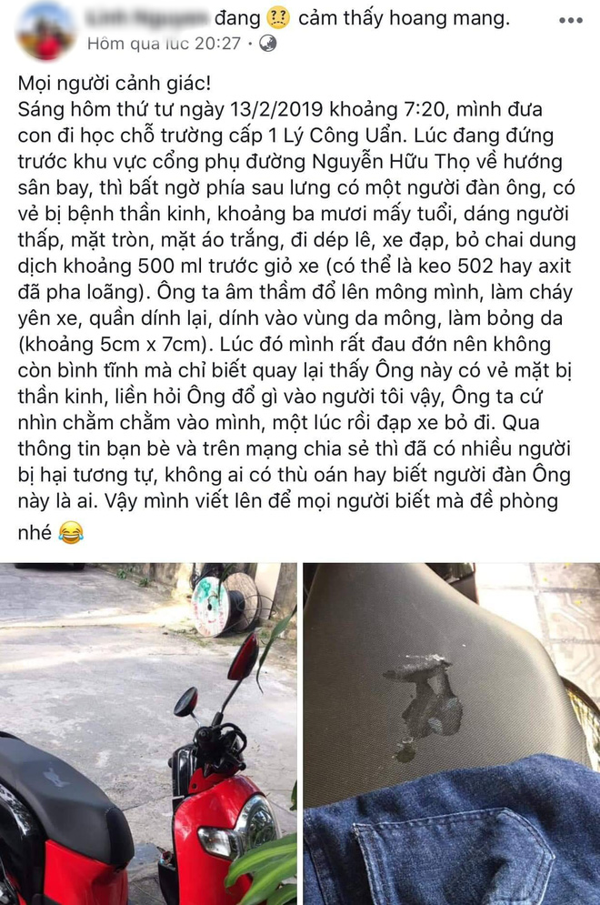 Vụ việc được các thiếu nữ đăng tải trên Facebook.
