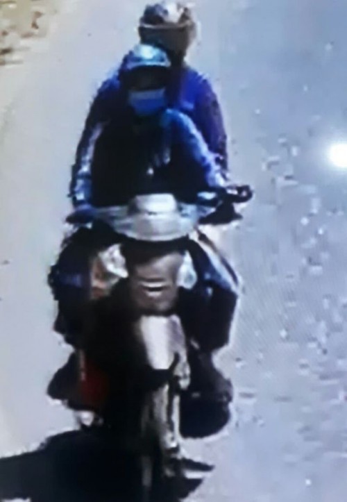 Hình ảnh về nạn nhân, nghi can cắt từ camera an ninh.