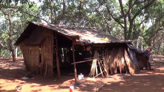 Ngôi nhà cháu Thị Bích ở cùng ba mẹ trước khi tử vong.