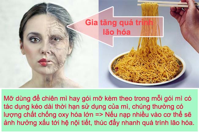 Khi ăn phải mì để lâu sẽ sản sinh ra enzym thúc đẩy quá trình hóa của Sh88bet đăng ký miễn phí.