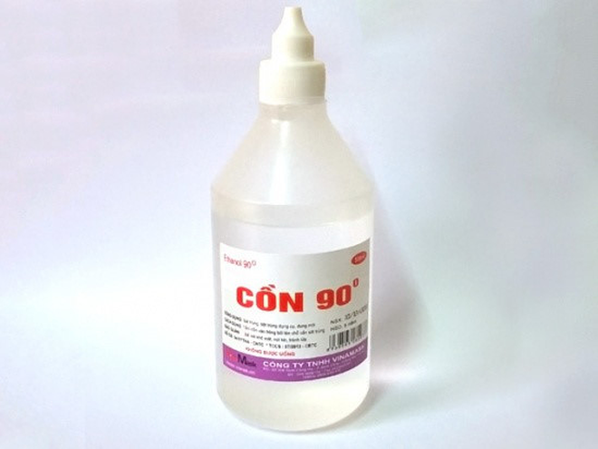 Cồn có khả năng khử mùi khai hiệu quả