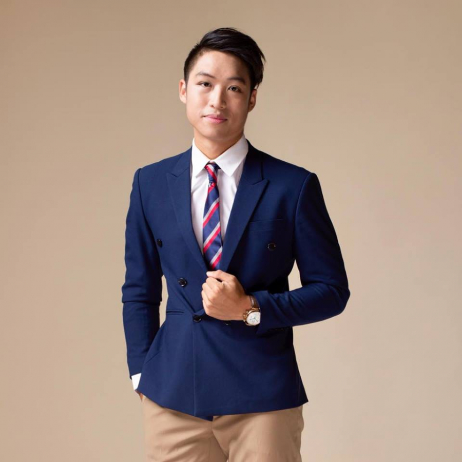 Khôi Nguyên có vẻ ngoài điển trai va chiều cao chuẩn soái ca    