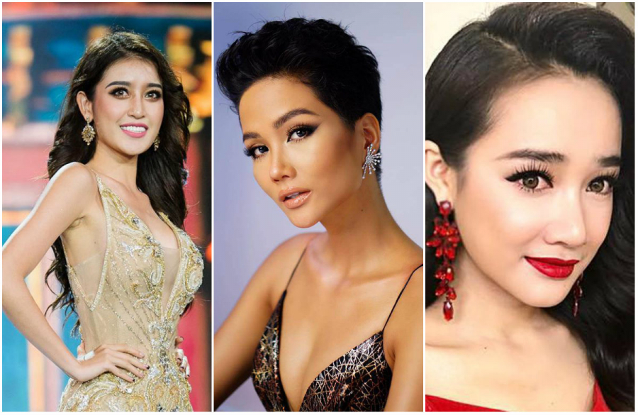 Dẫu biết rằng phong cách trang điểm riêng biệt dành cho các nàng Hậu xinh đẹp, nhưng không phải ai cũng giữ vững phong độ nhan sắc khi ứng dụng style này. Những gương mặt nổi bật phải kể đến như Phạm Hương, H' Hen Niê, Tiểu Vy...