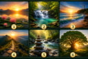 Quiz' Chọn một hình ảnh thiên nhiên để khám phá điều gì đang cản bước giàu có của bạn