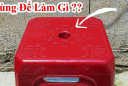 Tại sao ở giữa chiếc ghế nhựa lại có lỗ tròn?