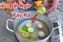 Lợi ích của việc thả vài lát chanh vào nồi luộc trứng