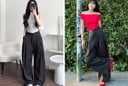 Quần sọc dọc ống suông – Bí quyết tôn dáng giúp vóc người cao ráo và thanh thoát hơn