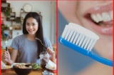 Sáng dậy đánh răng trước hay sau khi ăn? Câu trả lời khiến nhiều người quá bất ngờ