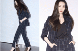 Quần kẻ ca-rô đang là xu hướng cực hot được loạt sao Hàn mê như điếu đổ