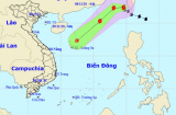 Bão số 11 đã vào Biển Đông, suy yếu thành áp thấp khi tiến vào quần đảo Hoàng Sa