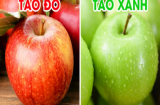 Ăn táo đỏ hay táo xanh là tốt nhất? Đây là cách ăn mà nhiều người vẫn làm sai