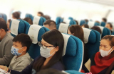 Không đeo khẩu trang trên máy bay có thể bị phạt đến 3 triệu đồng