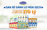 Vinamilk triển khai chương trình hộ trợ quà tặng để trợ giá mùa dịch lên đến gần 170 tỷ đồng