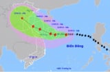Bão số 5 giật cấp 12 đang tiến về quần đảo Hoàng Sa, gây mưa lớn diện rộng