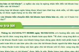 'Tạm khoá báo có' là gì?