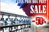 Top 5 mẫu giàn phơi thông minh Hoà Phát đang Sale 50% chỉ từ 590k