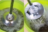 5 cách cực dễ biến cây lau nhà đen hôi thành sạch bong như mới