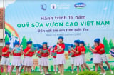 Vinamilk và Quỹ sữa Vươn cao Việt Nam tổ chức nhiều hoạt động đồng hành nhân dịp 15 thành lập
