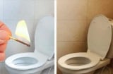 Bỏ que diêm đang cháy vào bồn cầu, lạ kỳ nhưng hiệu quả đến không ngờ