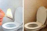 Thả que diêm vào bồn cầu, hiệu quả hơn cả mong đợi, nhà nhà đua nhau áp dụng