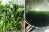 Nước luộc rau muống chuyển màu xanh đen có ăn được không hay đổ đi? Chuyên gia nói sự thật
