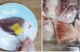 Thịt lợn mua về cho vào tủ đá là sai, làm thêm 1 bước để thịt tươi mới, không khô