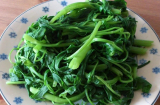 Luộc rau muống thả ngay vào nồi là sai: Cho thứ này vào nồi, rau xanh giòn, để lâu không sợ thâm đen
