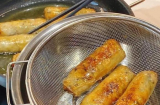 Ngâm miến bằng nước nóng hay nước lạnh để rán nem vàng giòn, để lâu không ỉu?