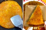 Rán bánh chưng đừng chỉ đổ dầu, thêm thứ bày vào chảo bánh giòn vỏ, không ngây